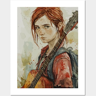 The Last of Us 2 Remastered TLOU2 Ellie Fanart Posters and Art